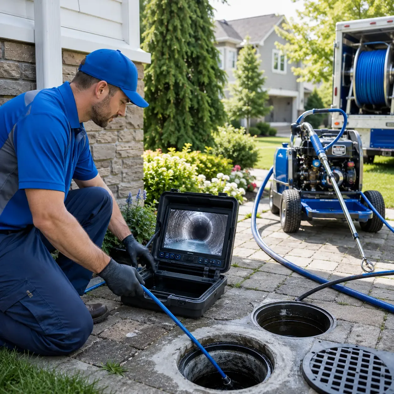 Outdoor drain cleaning professionals serving Ronco, PA